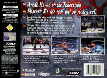 WWF No Mercy (Europe) box cover back